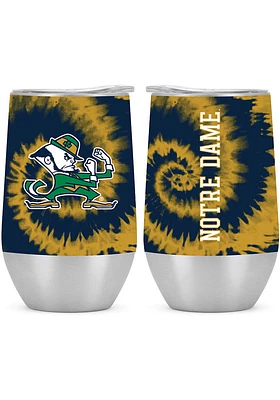 Notre Dame Fighting Irish 16oz Tie Dye Stainless Steel Stemless