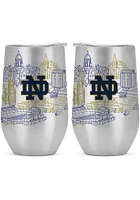 Notre Dame Fighting Irish 16oz Campus Stainless Steel Stemless - Navy Blue