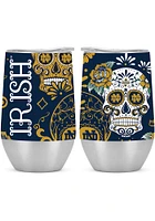 Notre Dame Fighting Irish 16oz Dia Stainless Steel Stemless - Navy Blue