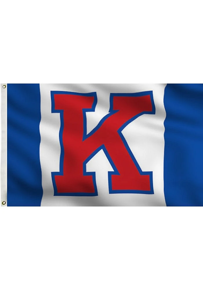 Kansas Jayhawks 3x5 Game Day Flag Silk Screen Grommet Flag