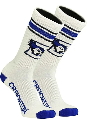 Creighton Bluejays Throwback Mens Crew Socks