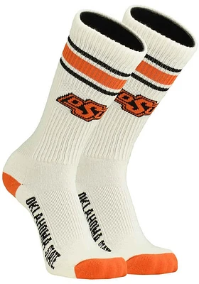 Oklahoma State Cowboys Throwback Mens Crew Socks