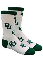 Baylor Bears Allover Youth Quarter Socks