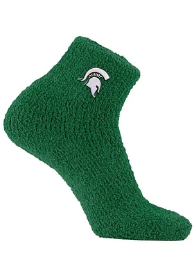 Michigan State Spartans Cozy Womens Quarter Socks