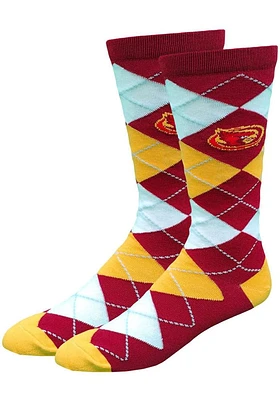 Iowa State Cyclones Dress Mens Argyle Socks