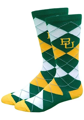 Baylor Bears Dress Mens Argyle Socks