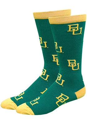 Baylor Bears Allover Mens Dress Socks