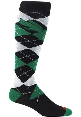 North Texas Mean Green Team Mens Argyle Socks