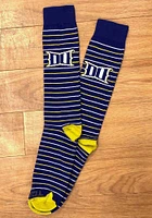 Drexel Dragons Stripe Mens Dress Socks