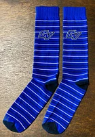 Grand Valley State Lakers Stripe Mens Dress Socks