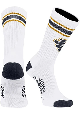 John Carroll Blue Streaks Throwback Mens Crew Socks