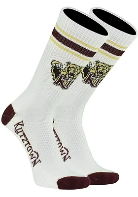 Kutztown University Throwback Mens Crew Socks