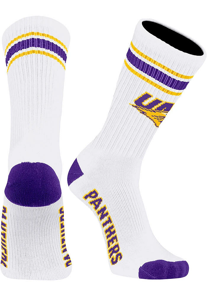 Northern Iowa Panthers Throwback Mens Crew Socks