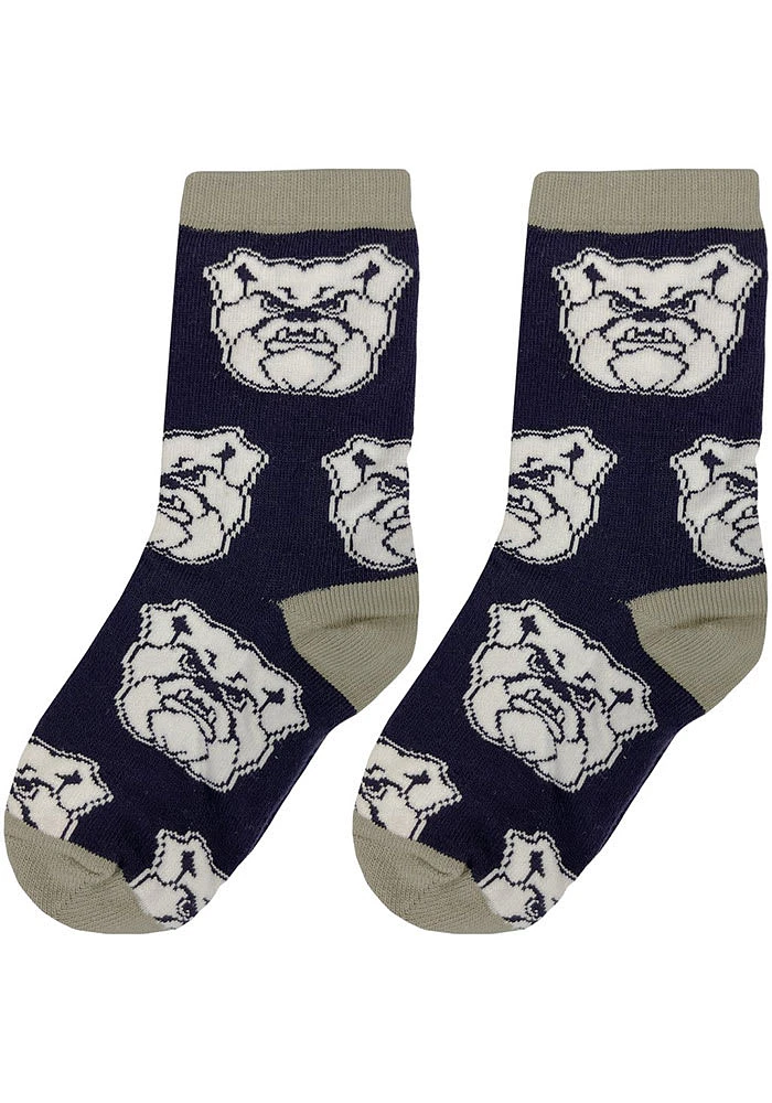Butler Bulldogs Allover Youth Quarter Socks