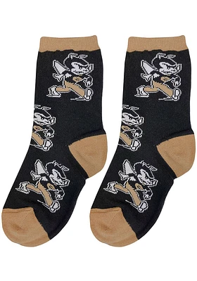 Emporia State Hornets Allover Youth Quarter Socks