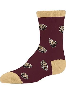 Kutztown University Allover Youth Quarter Socks