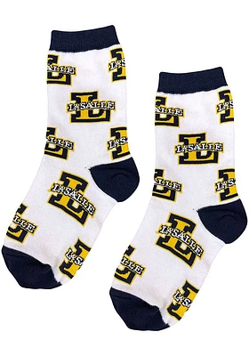 La Salle Explorers Allover Youth Quarter Socks