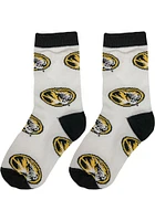Missouri Tigers Allover Youth Quarter Socks