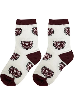Missouri State Bears Allover Youth Quarter Socks