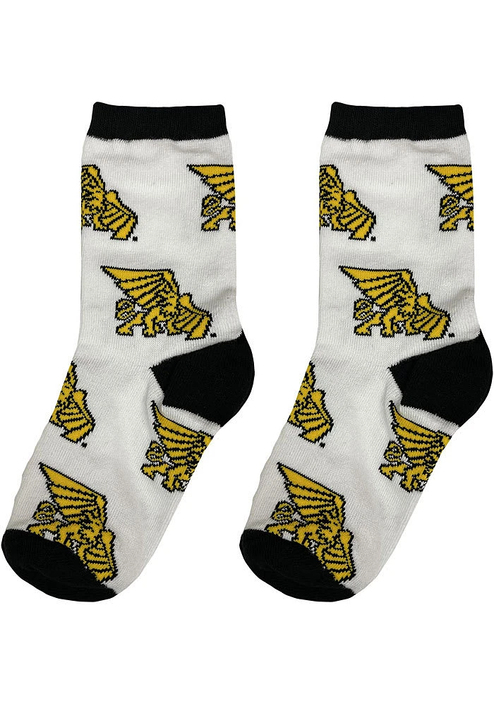 Missouri Western Griffons Allover Youth Quarter Socks