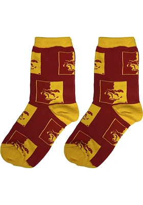 Pitt State Gorillas Allover Youth Quarter Socks