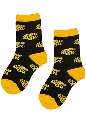 Wichita State Shockers Allover Youth Quarter Socks