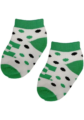 Eastern Michigan Eagles Polka Dot Baby Quarter Socks