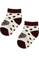 Missouri State Bears Polka Dot Baby Quarter Socks