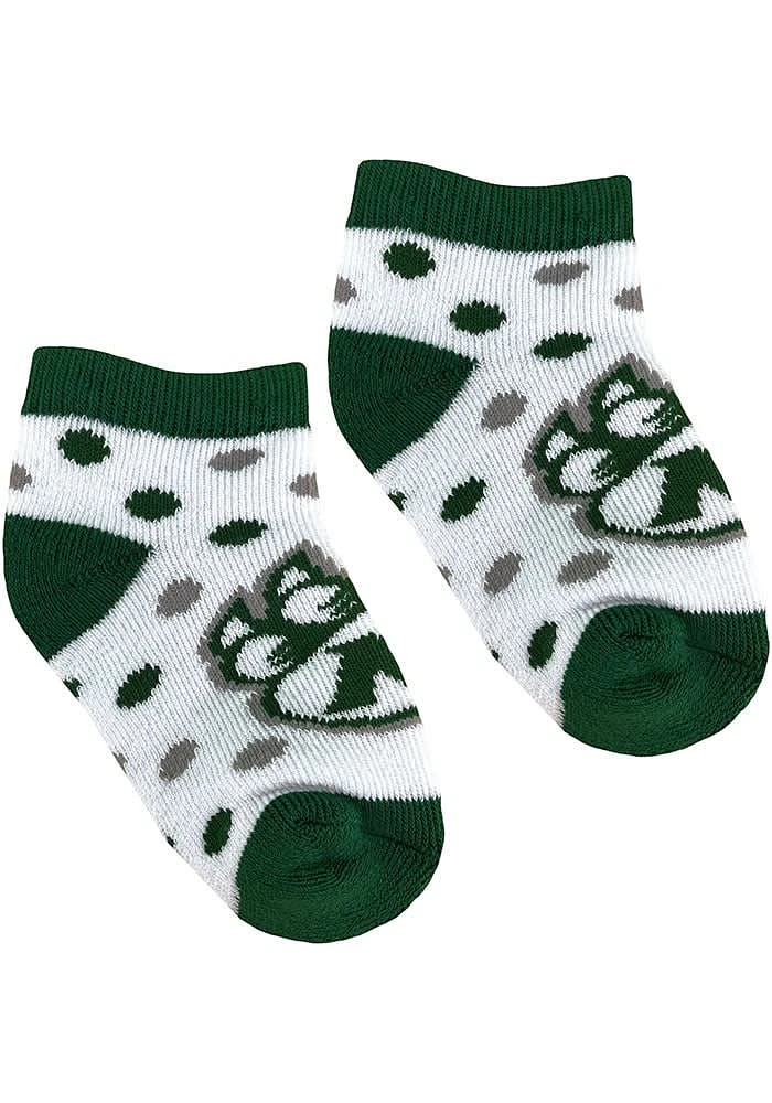 Northwest Missouri State Bearcats Polka Dot Baby Quarter Socks