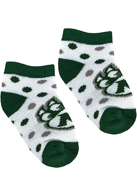 Northwest Missouri State Bearcats Polka Dot Baby Quarter Socks
