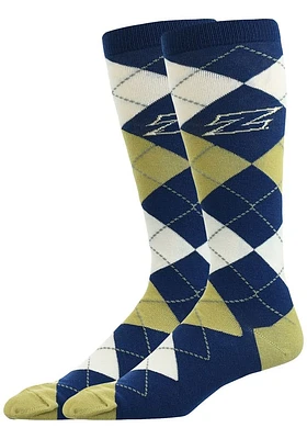 Akron Zips Argyle Mens Socks
