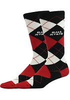Ball State Cardinals Argyle Mens Socks