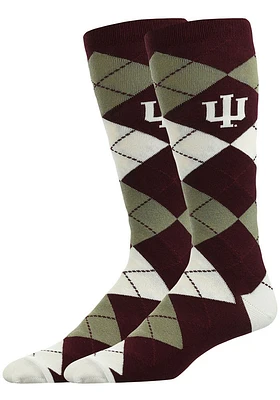 Indiana Hoosiers Argyle Mens Socks