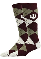 Indiana Hoosiers Argyle Mens Socks