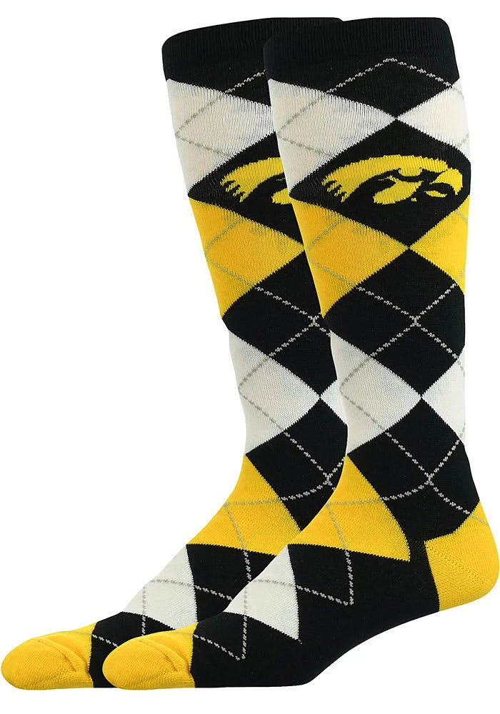 Iowa Hawkeyes Argyle Mens Socks