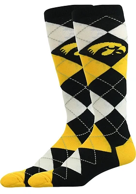 Iowa Hawkeyes Argyle Mens Socks