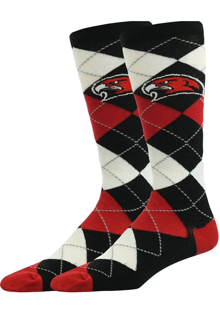 Miami RedHawks Argyle Mens Socks