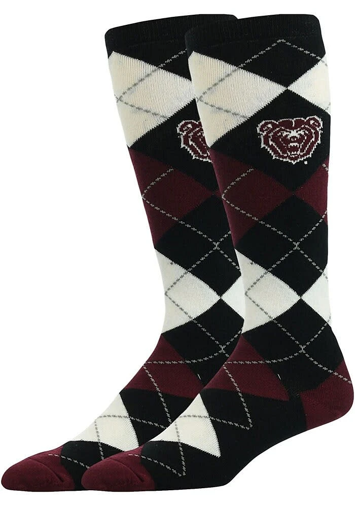 Missouri State Bears Argyle Mens Socks