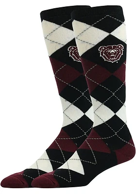 Missouri State Bears Argyle Mens Socks