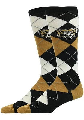 Oakland University Golden Grizzlies Argyle Mens Socks