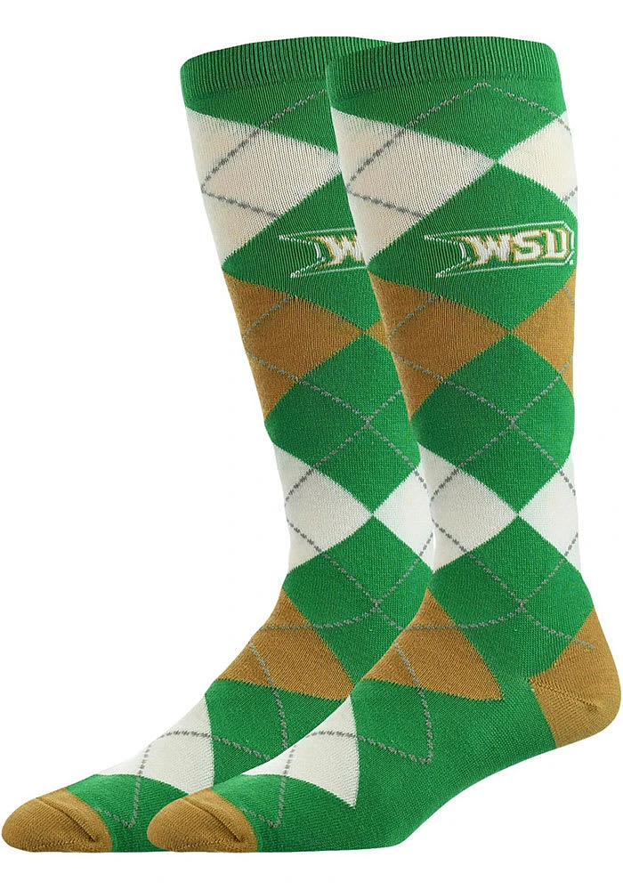 Wright State Raiders Argyle Mens Socks