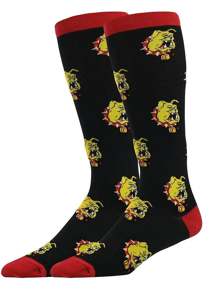 Ferris State Bulldogs Allover Mens Dress Socks