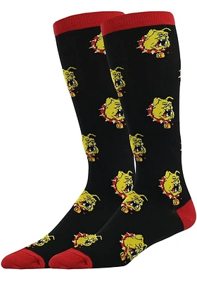 Ferris State Bulldogs Allover Mens Dress Socks