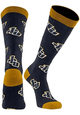 John Carroll Blue Streaks Allover Mens Dress Socks