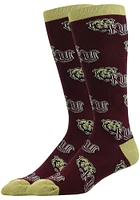 Kutztown University Allover Mens Dress Socks