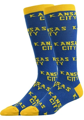 UMKC Roos Allover Mens Dress Socks