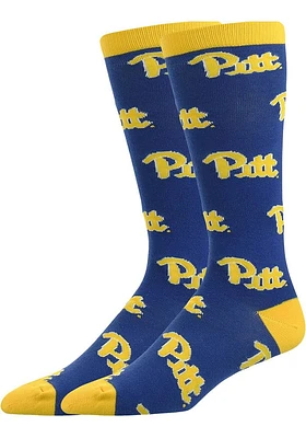 Pitt Panthers Allover Mens Dress Socks