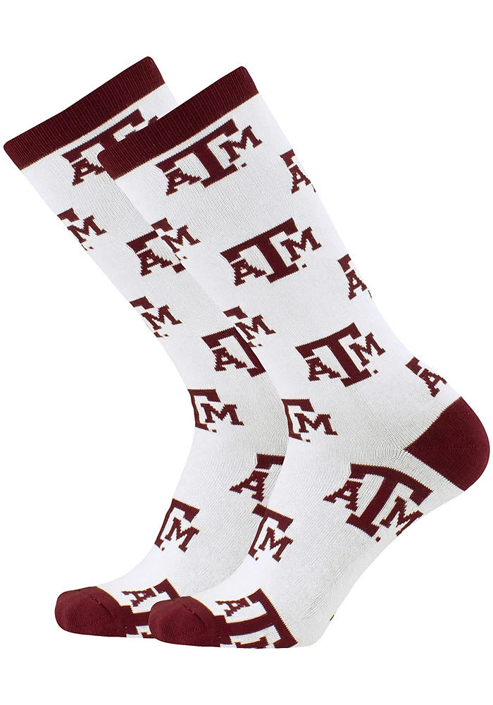 Texas A&M Aggies Allover Mens Dress Socks