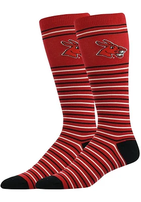 Central Missouri Mules Stripe Mens Dress Socks