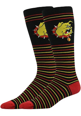Ferris State Bulldogs Stripe Mens Dress Socks
